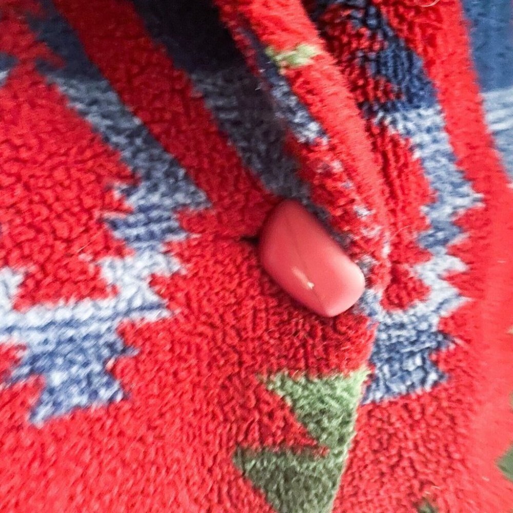 Colorful Geometric Teddy Jacket - Picture 3 of 10